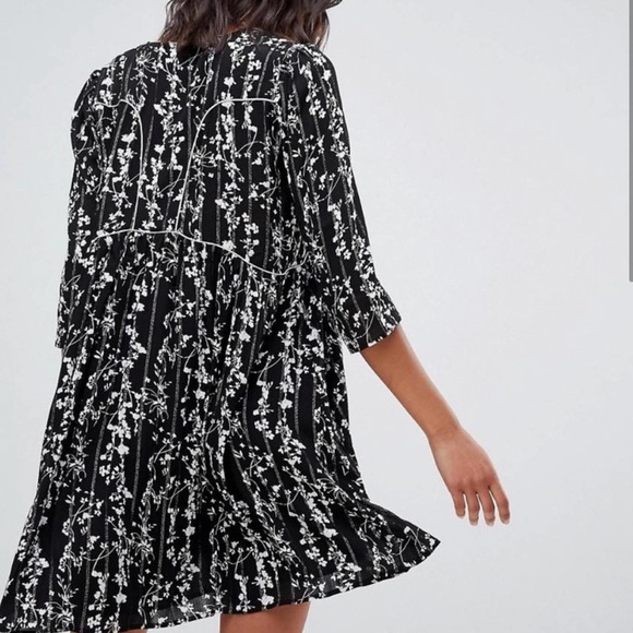 BA&SH Frezza Printed Mini Smock Dress - Picture 2 of 12